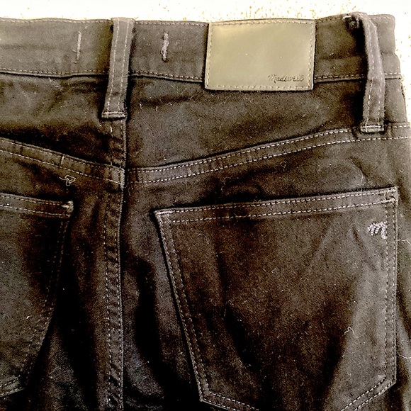 10” High- Rise Women Skinny Jeans Black Sz 24 Madewell - Picture 14 of 16
